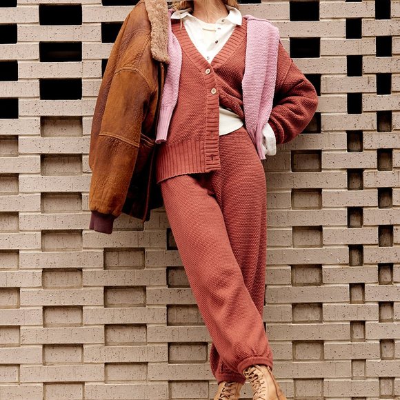 FREE PEOPLE Hailee Cardi Set | Canyon Sunset | in Restocking - Picture 6 of 7